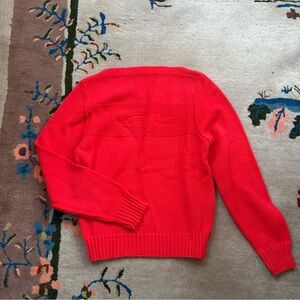 Vintage Lacoste Orange Boatneck Sweater